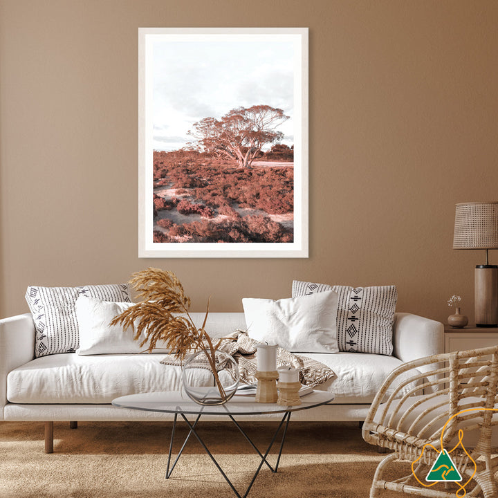 DESERT SUNSET III - Framed Print