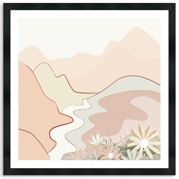 PASTEL LANDSCAPE - Framed Print