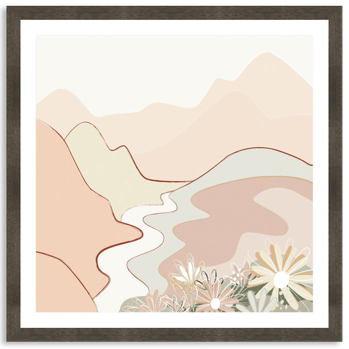 PASTEL LANDSCAPE - Framed Print