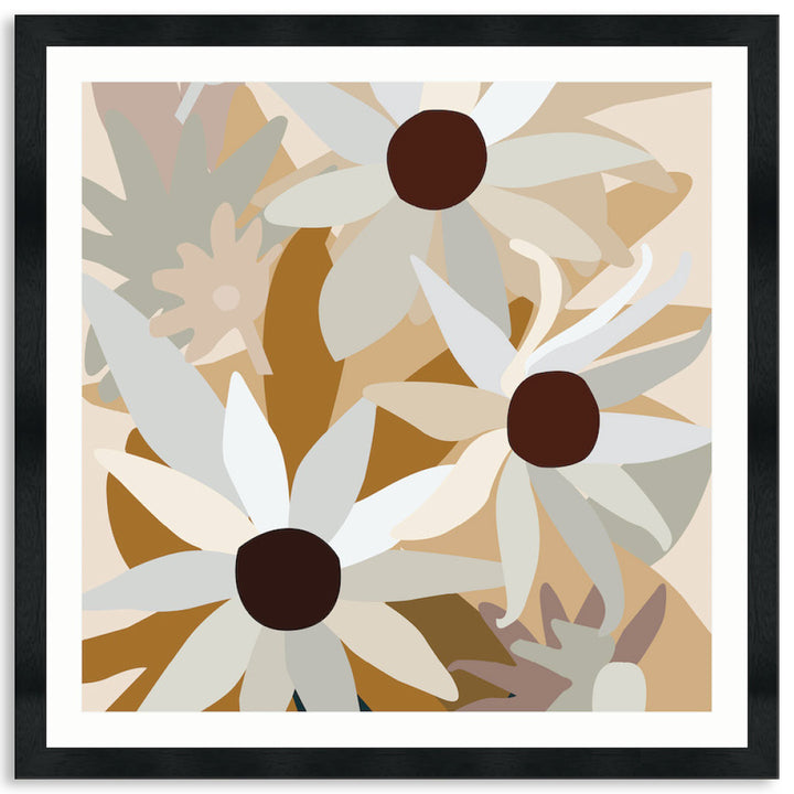 FLANNEL FLOWERS II - Framed Print