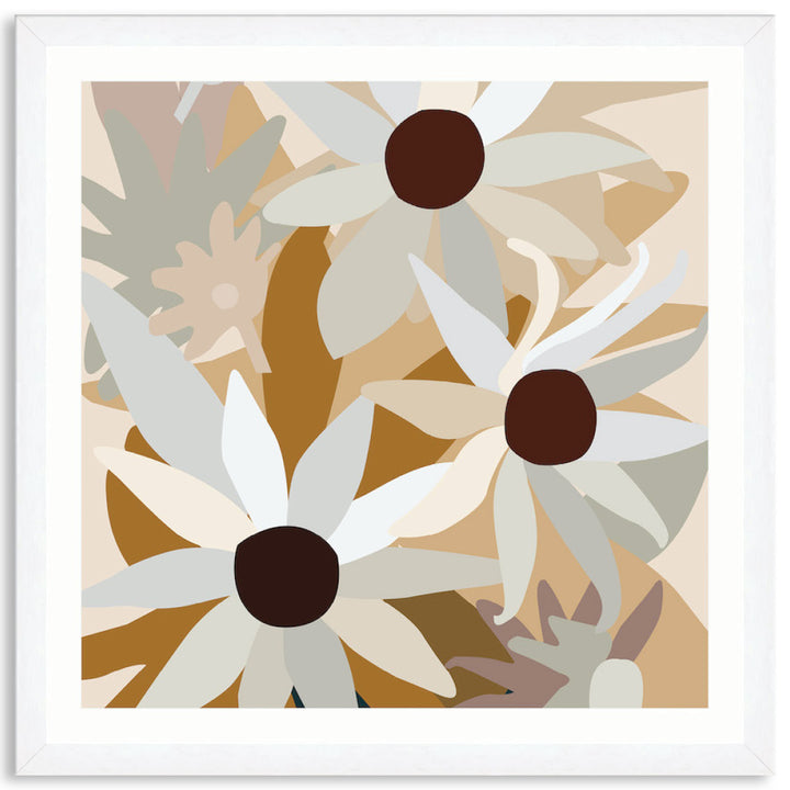 FLANNEL FLOWERS II - Framed Print