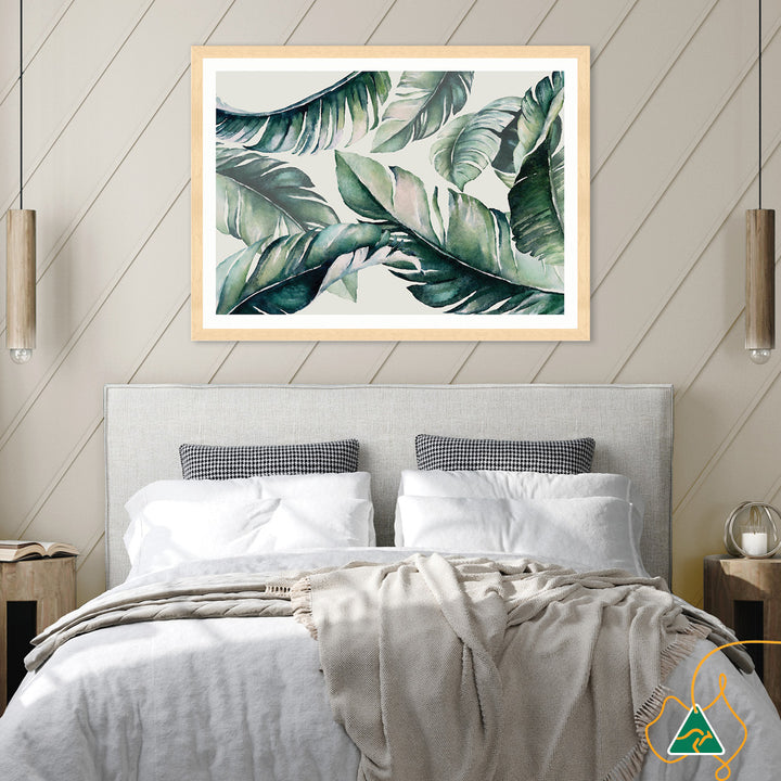 TROPICALLY INSPIRED I - Framed Print