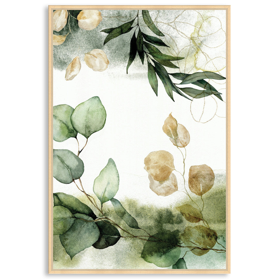 WOODLAND STROLL I - Framed Canvas