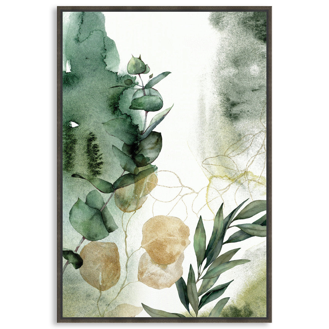 WOODLAND STROLL II - Framed Canvas