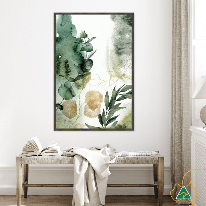 WOODLAND STROLL II - Framed Canvas
