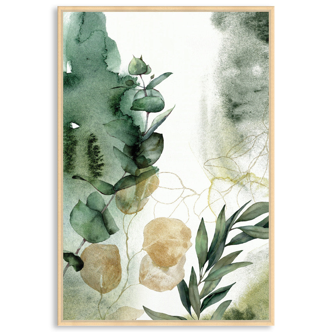 WOODLAND STROLL II - Framed Canvas