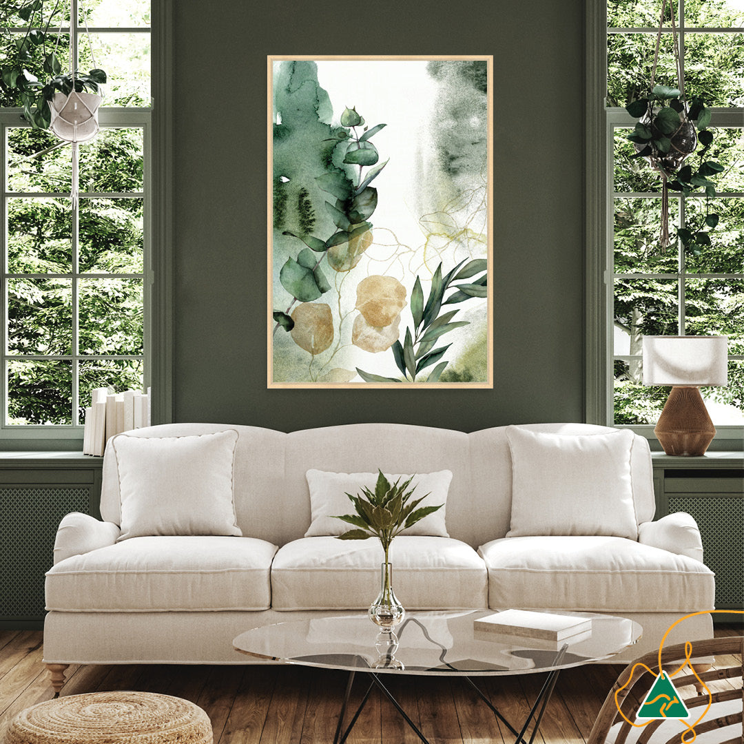WOODLAND STROLL II - Framed Canvas