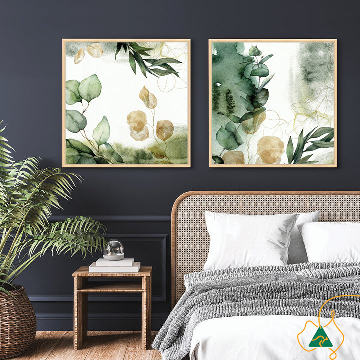 WOODLAND STROLL III - Framed Canvas
