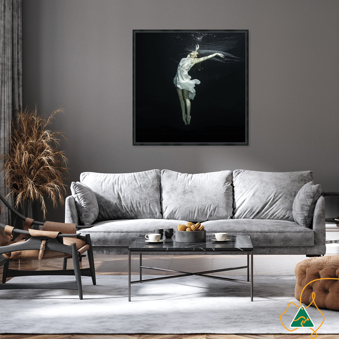 WATER DANCE III - Framed Canvas