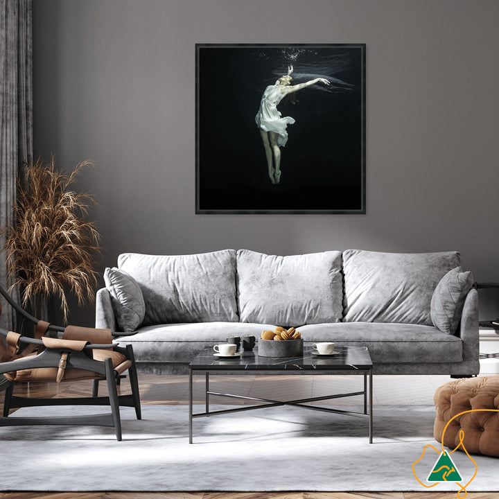 WATER DANCE III - Framed Canvas