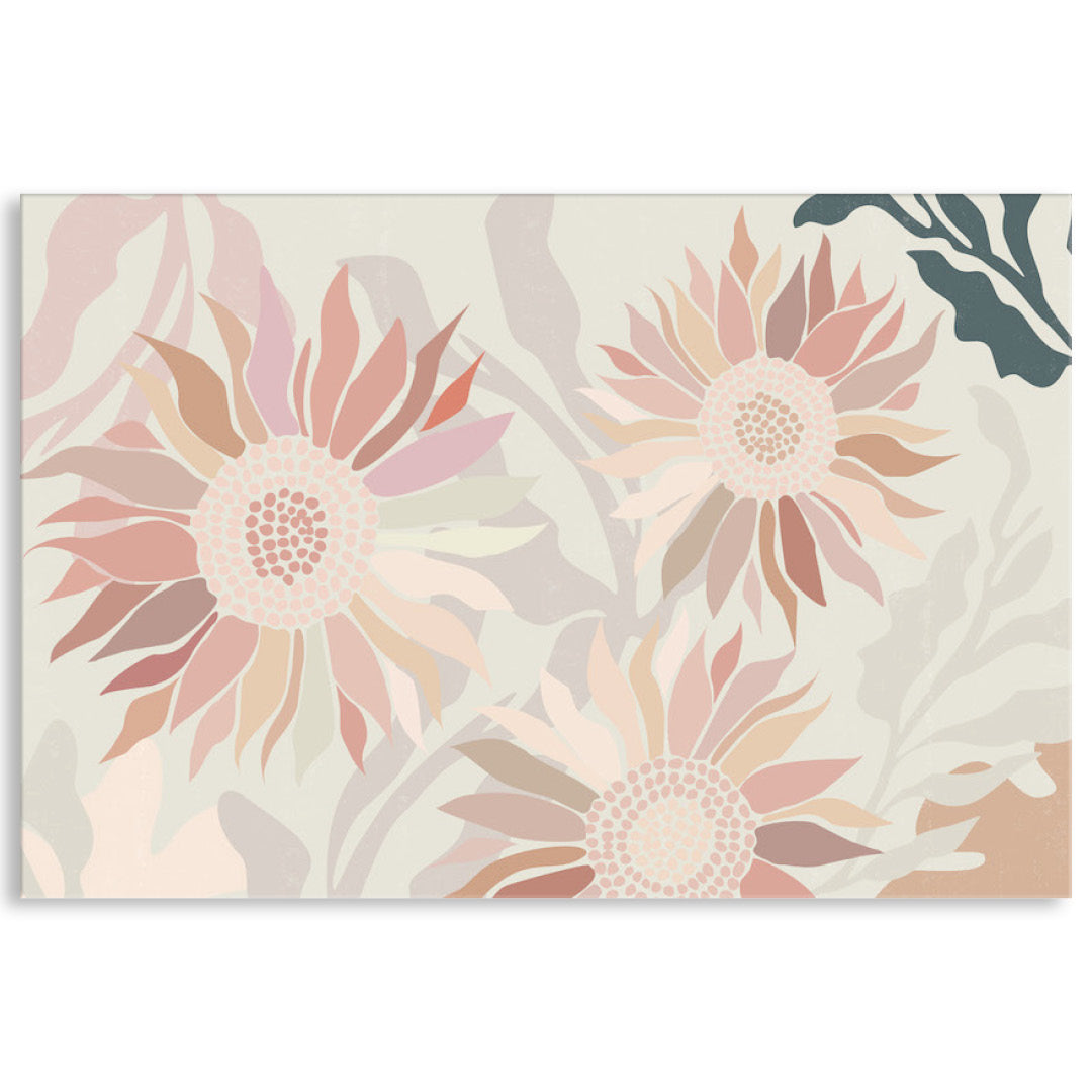 FLANNEL BLUSH I - Canvas Print