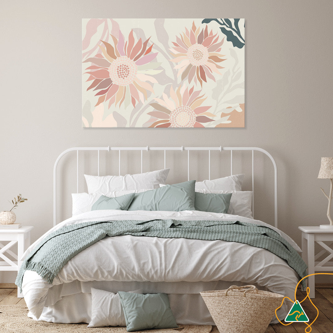 FLANNEL BLUSH I - Canvas Print