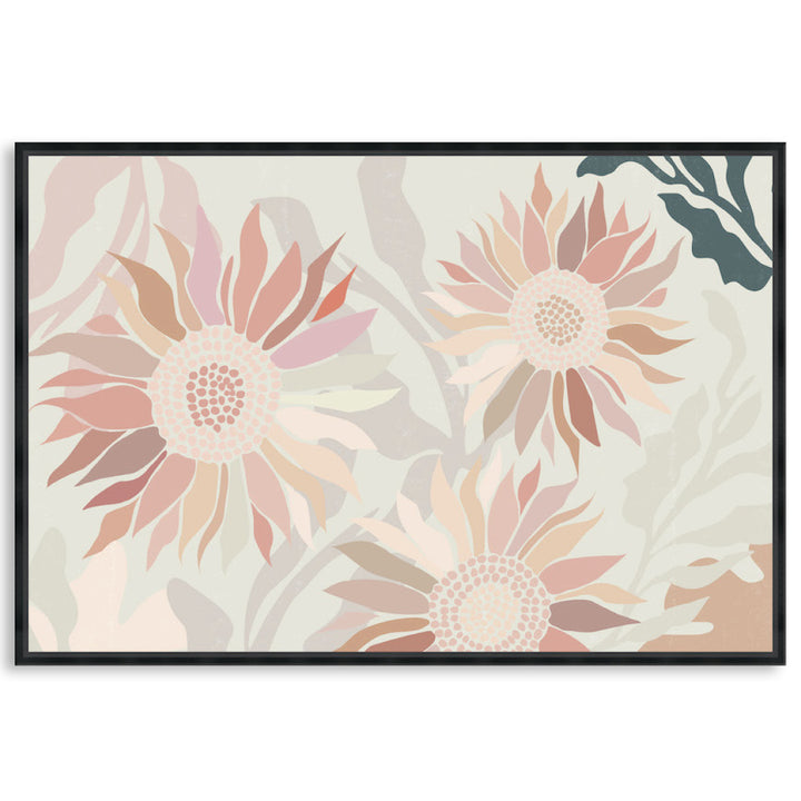 FLANNEL BLUSH I - Framed Canvas