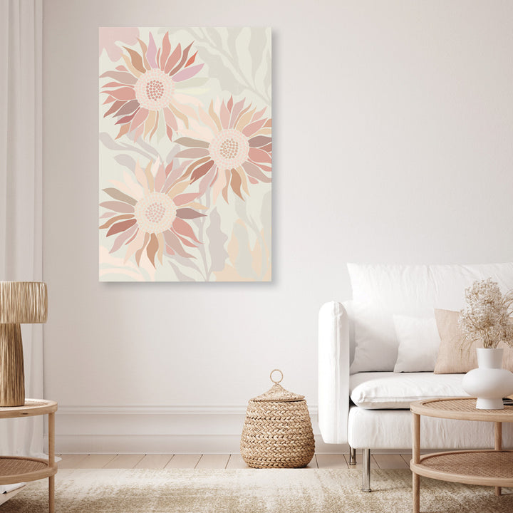 FLANNEL BLUSH II - Canvas Print
