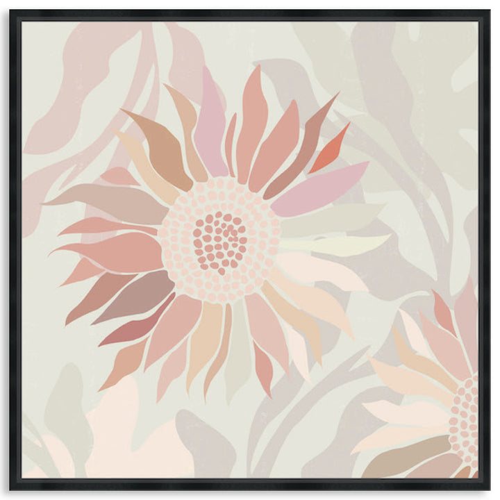 FLANNEL BLUSH III - Framed Canvas