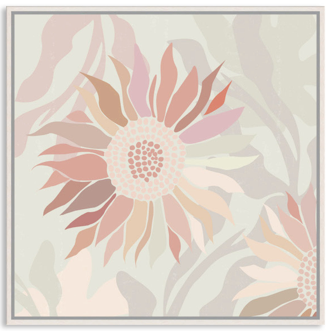 FLANNEL BLUSH III - Framed Canvas