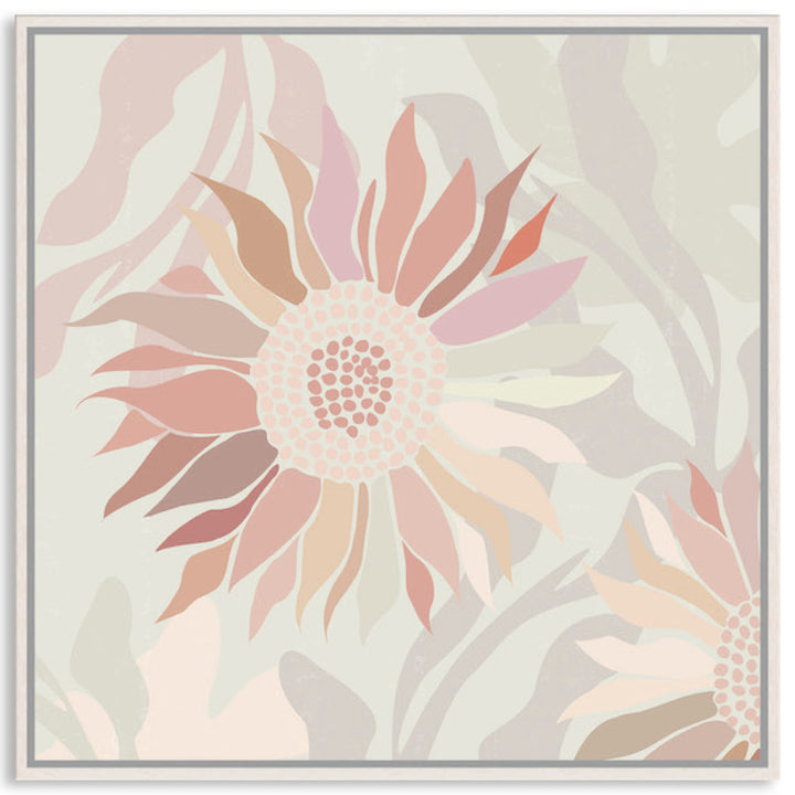 FLANNEL BLUSH III - Framed Canvas