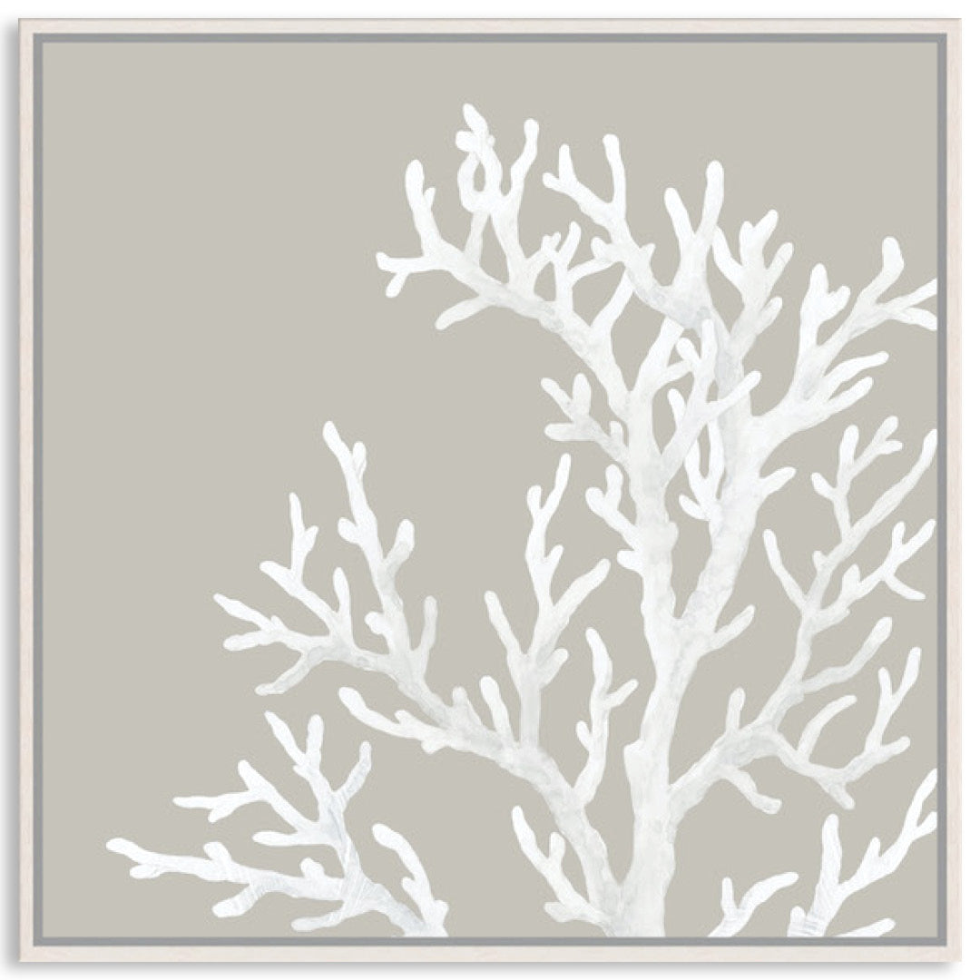 CORAL FOCUS IV - Framed Canvas