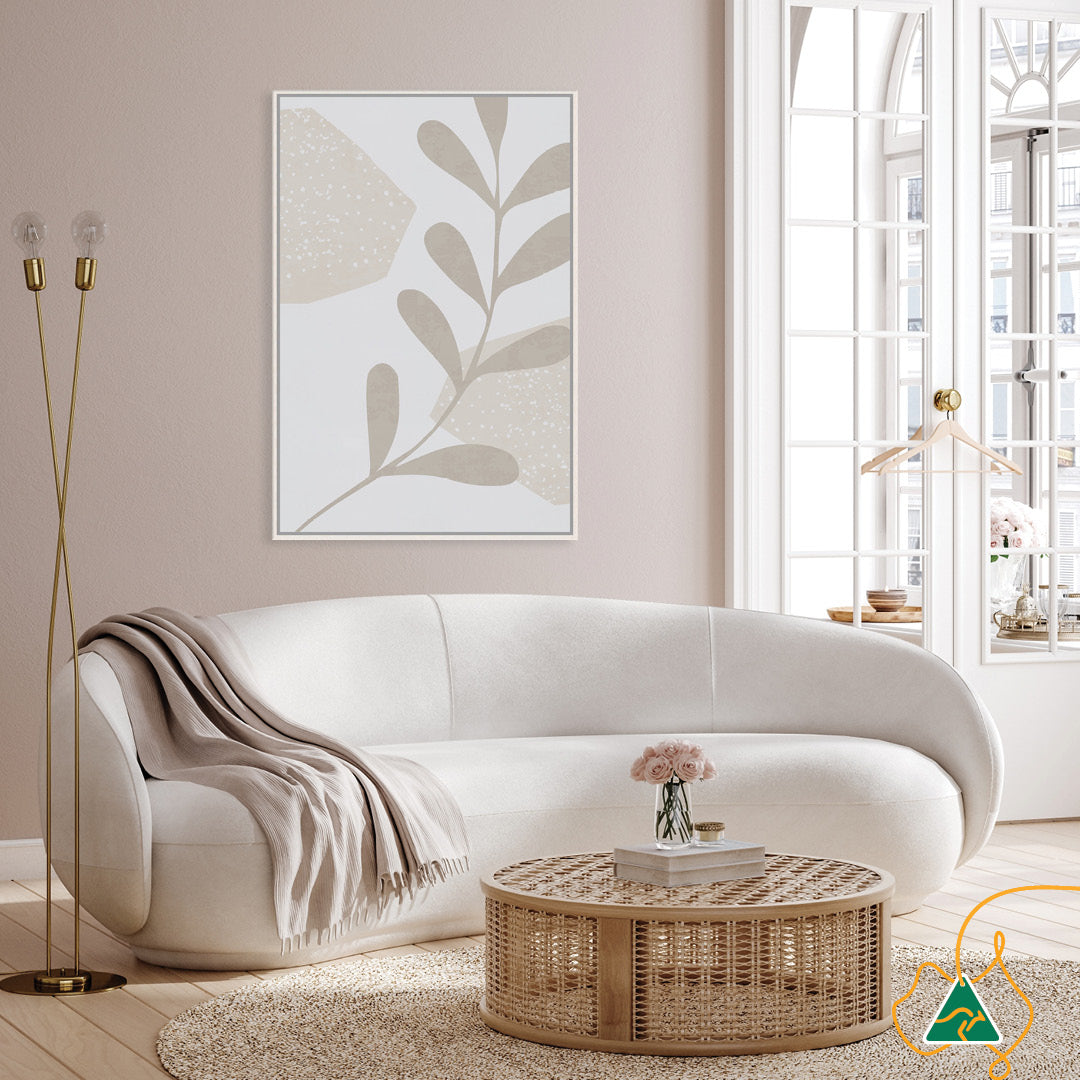 MOD FOLIAGE II - Framed Canvas