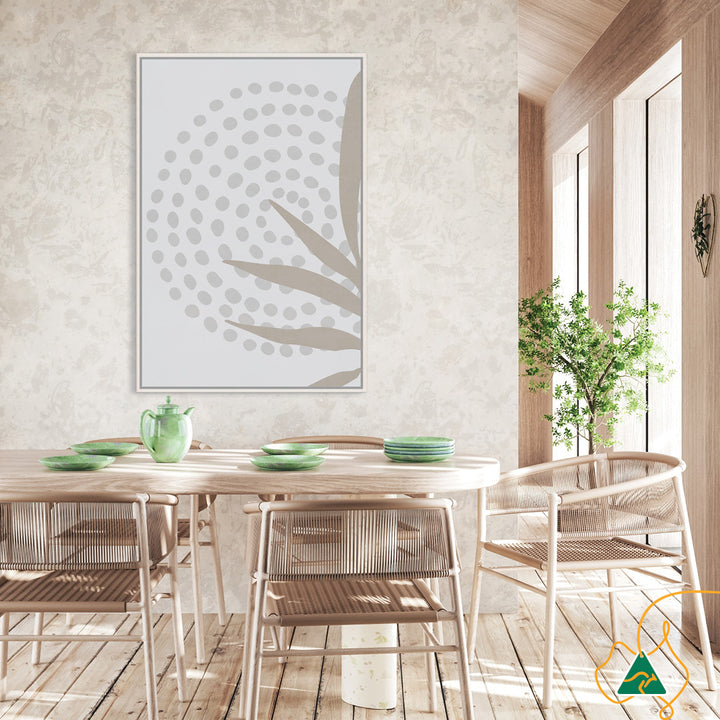 MOD FOLIAGE III - Framed Canvas