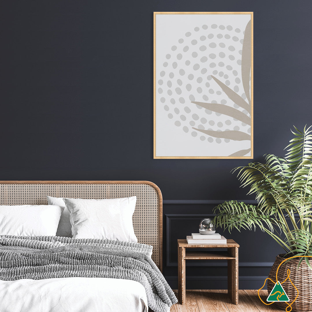 MOD FOLIAGE III - Framed Canvas