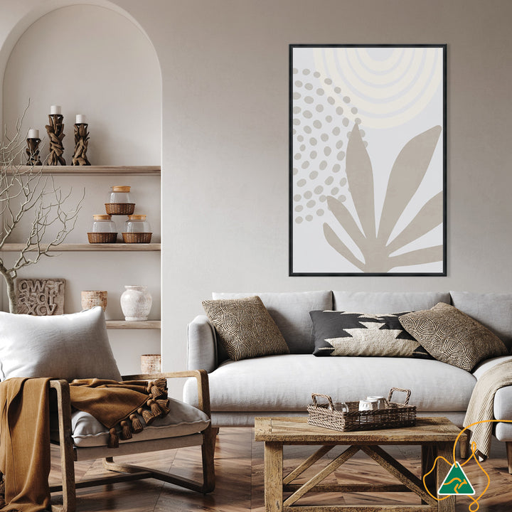 MOD FOLIAGE IV - Framed Canvas