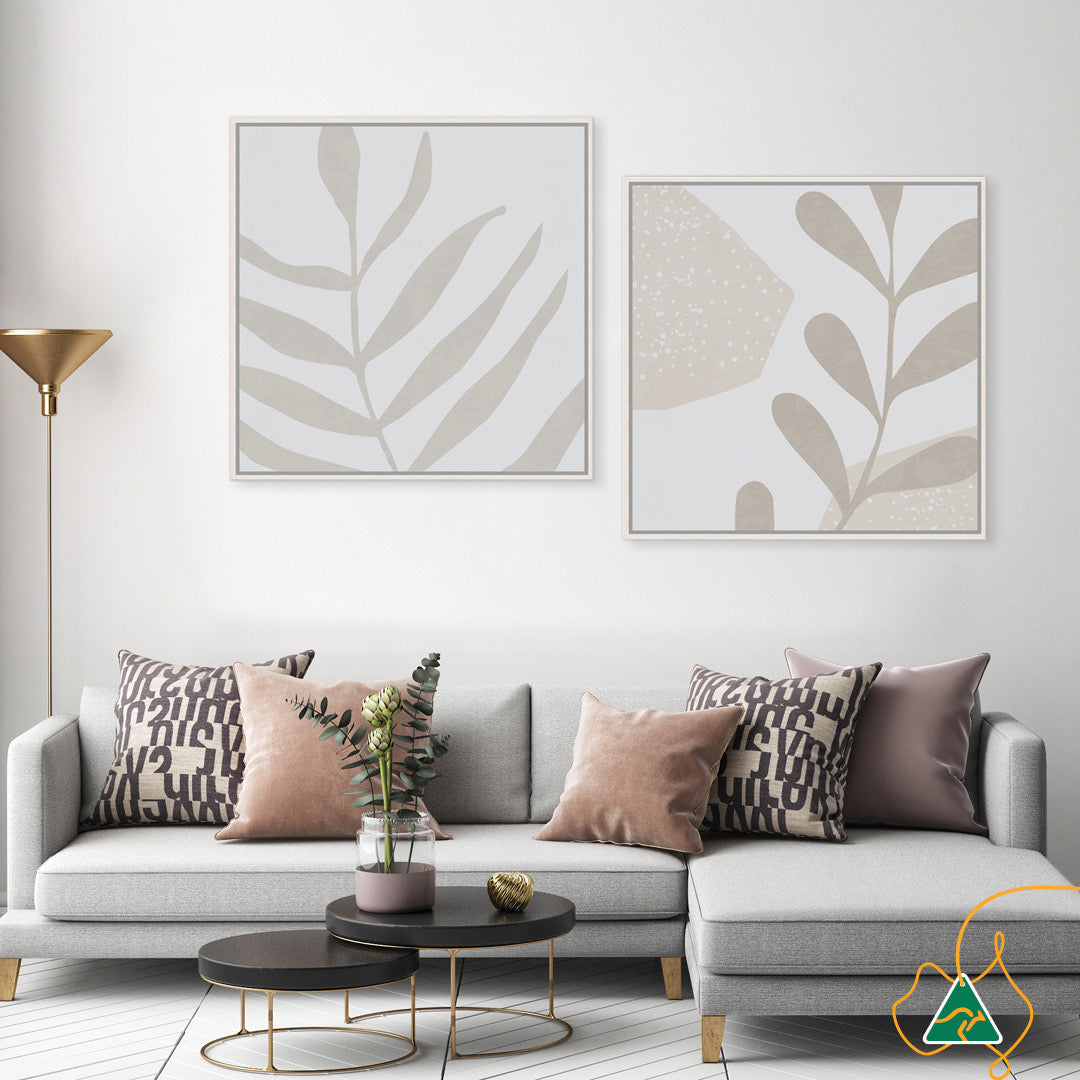 MOD FOLIAGE V - Framed Canvas