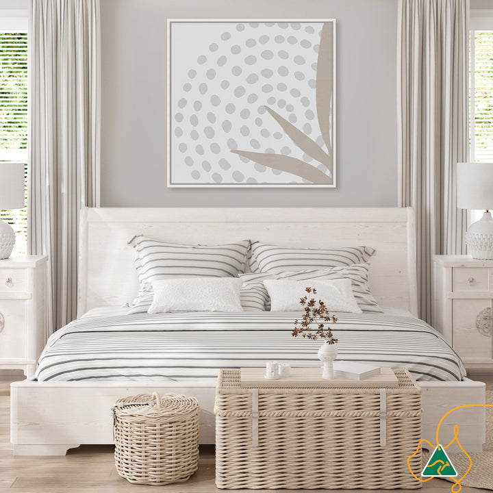 MOD FOLIAGE VII - Framed Canvas