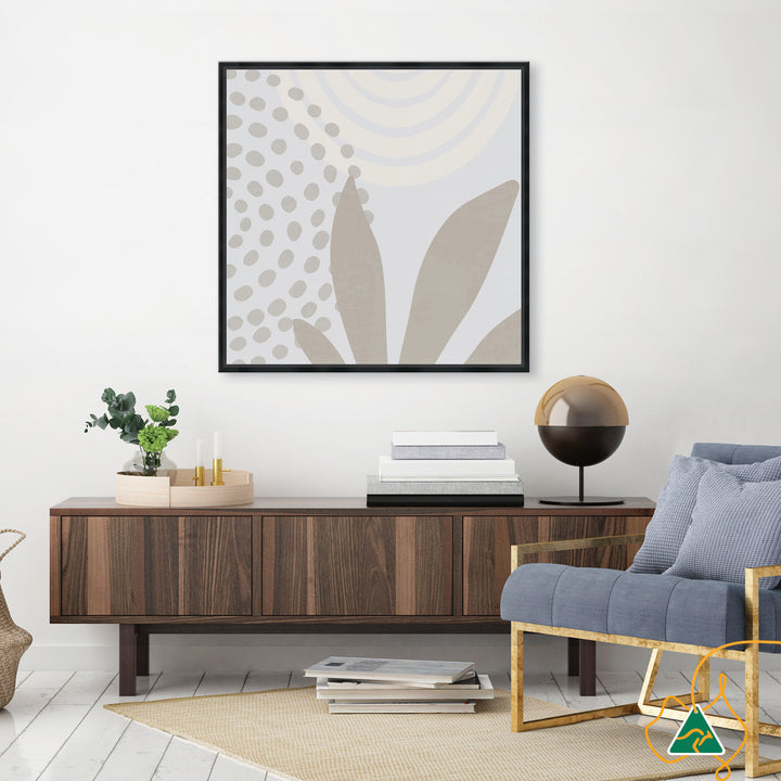 MOD FOLIAGE VIII - Framed Canvas