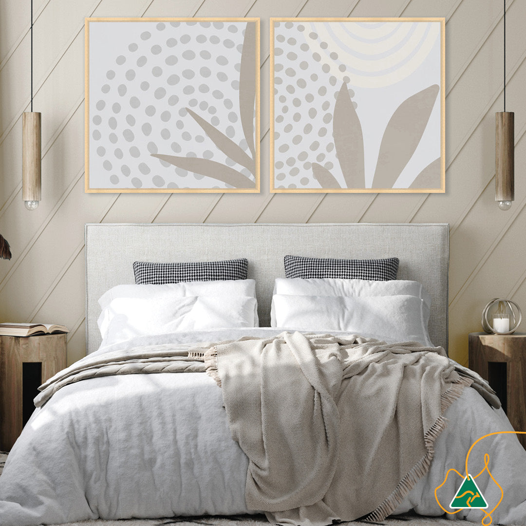 MOD FOLIAGE VIII - Framed Canvas