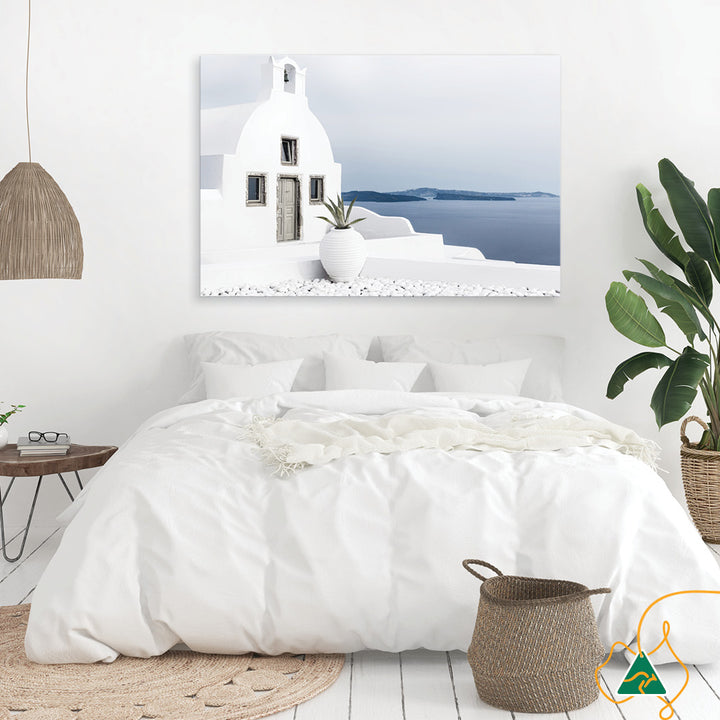 SANTORINI VIEW I - Canvas Print