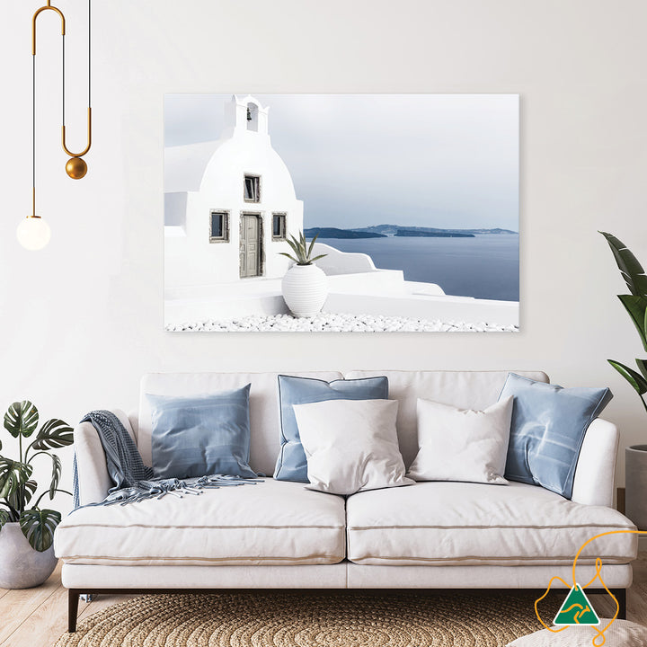 SANTORINI VIEW I - Canvas Print