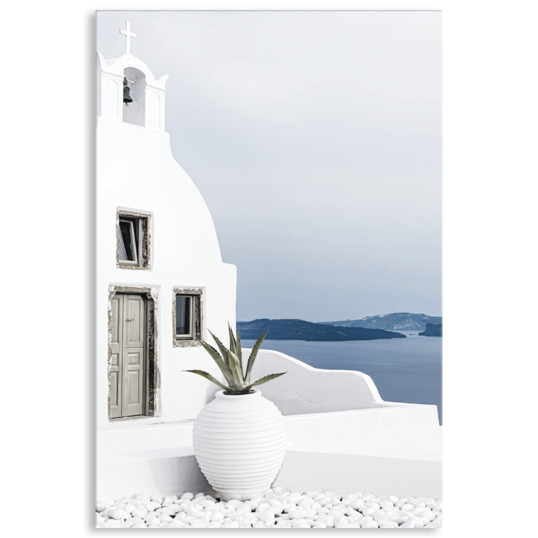 SANTORINI VIEW II - Canvas Print