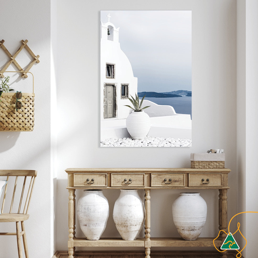 SANTORINI VIEW II - Canvas Print