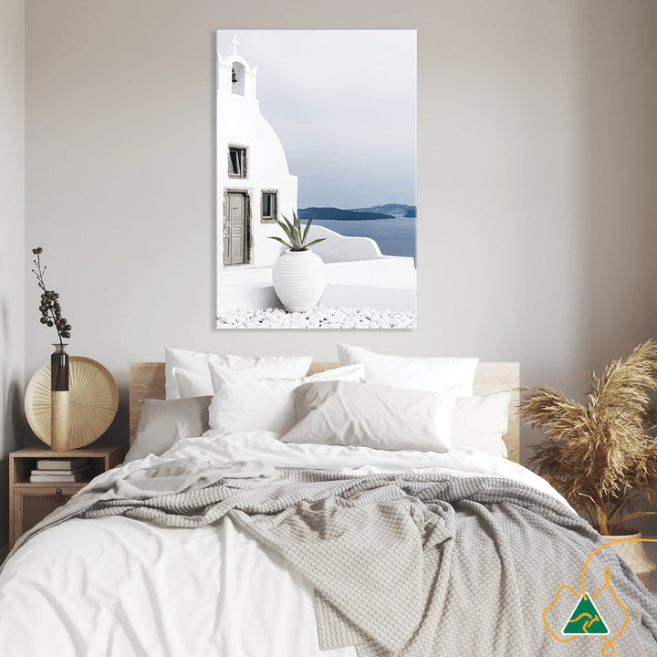 SANTORINI VIEW II - Canvas Print