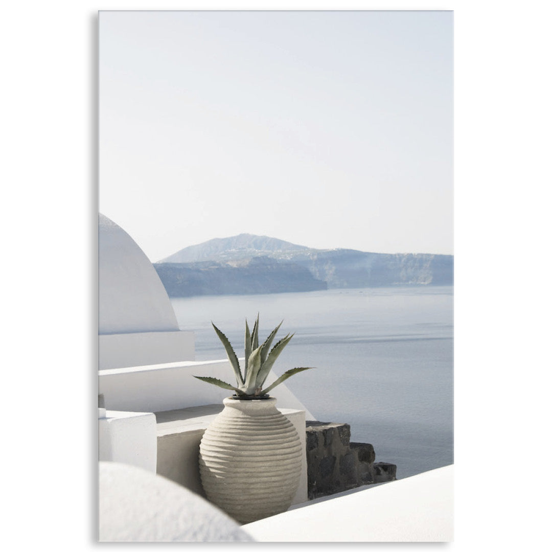 SANTORINI POT I - Canvas Print