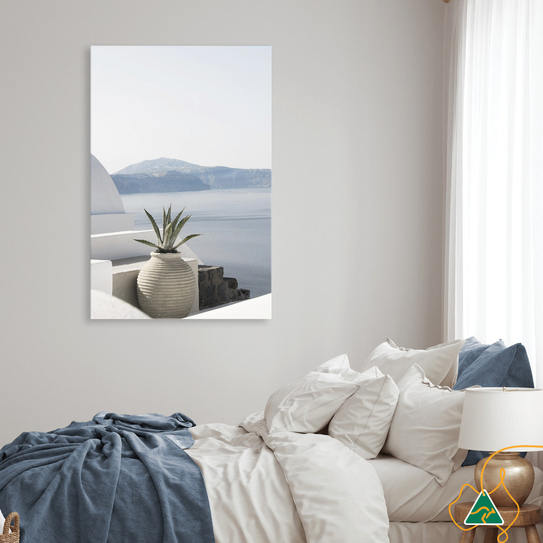SANTORINI POT I - Canvas Print