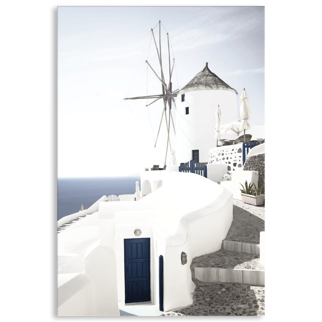 SANTORINI MILL I - Canvas Print