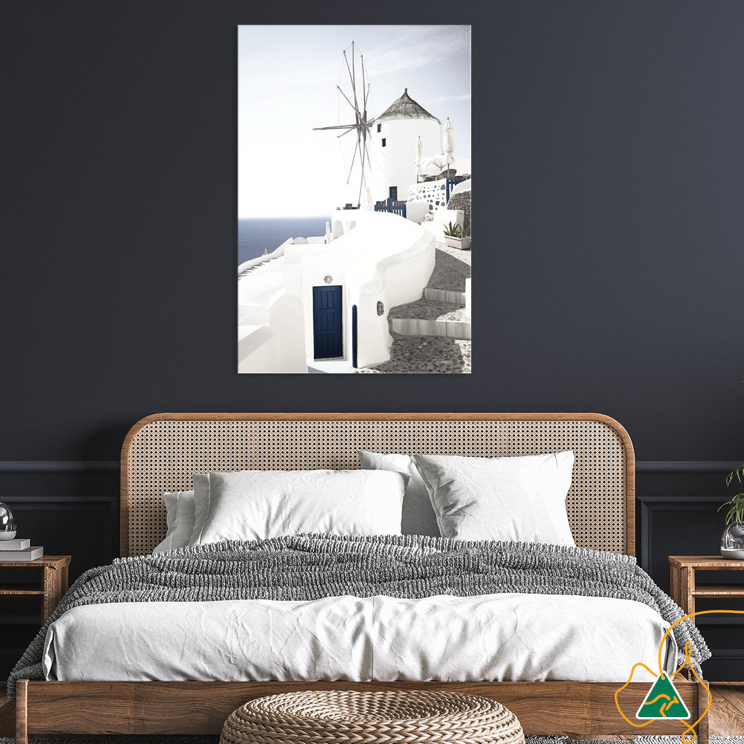 SANTORINI MILL I - Canvas Print