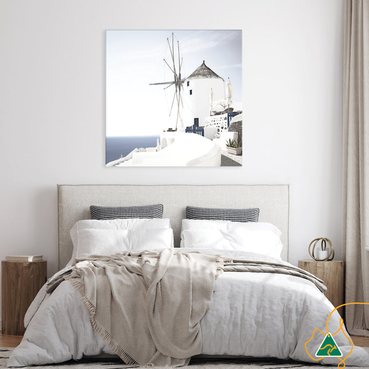 SANTORINI MILL II - Canvas Print