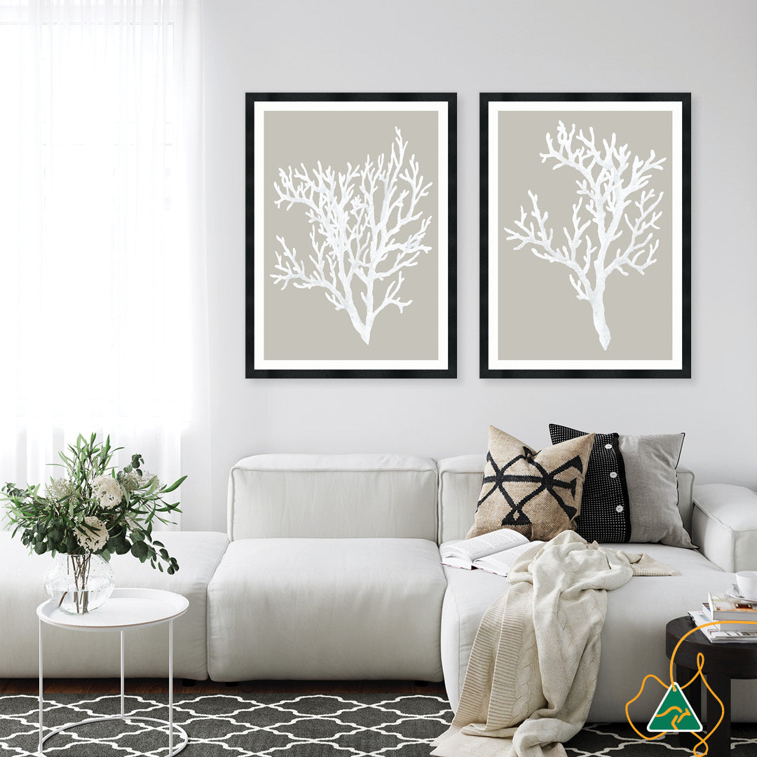 CORAL FOCUS II - Framed Print