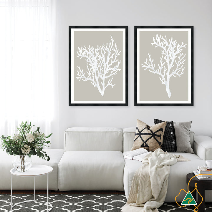 CORAL FOCUS II - Framed Print