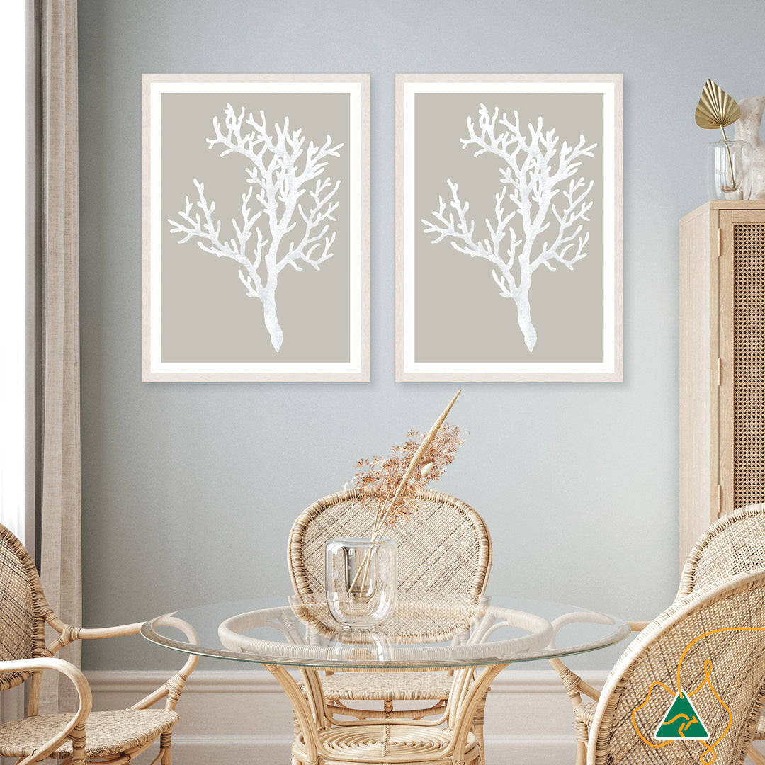 CORAL FOCUS II - Framed Print