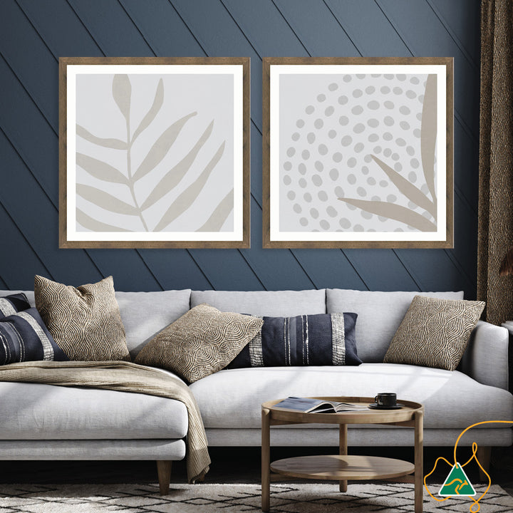 MOD FOLIAGE V - Framed Print