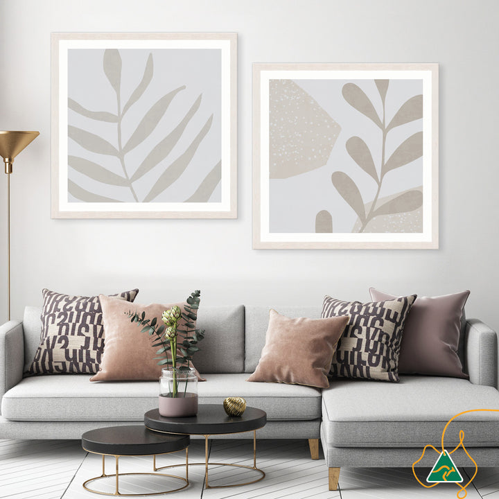 MOD FOLIAGE V - Framed Print