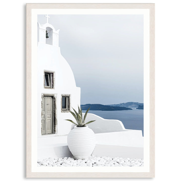 SANTORINI VIEW II - Framed Print