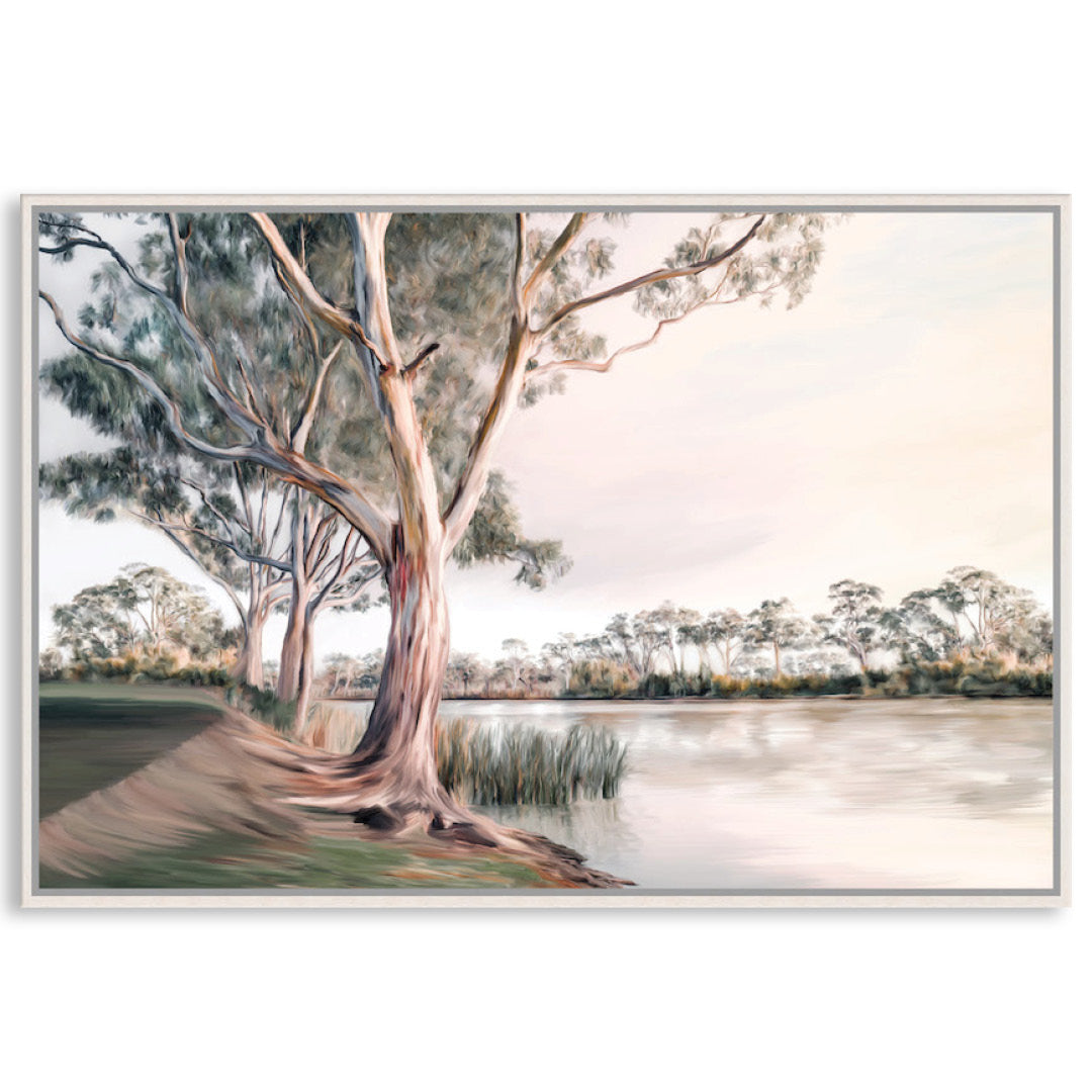MURRAY RIVER I - Framed Canvas