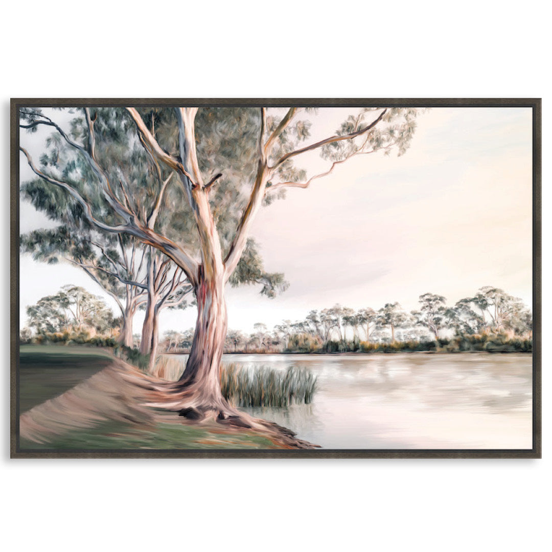 MURRAY RIVER I - Framed Canvas