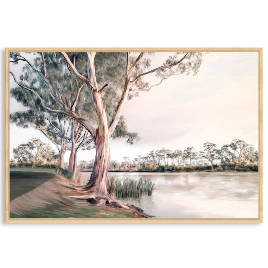 MURRAY RIVER I - Framed Canvas