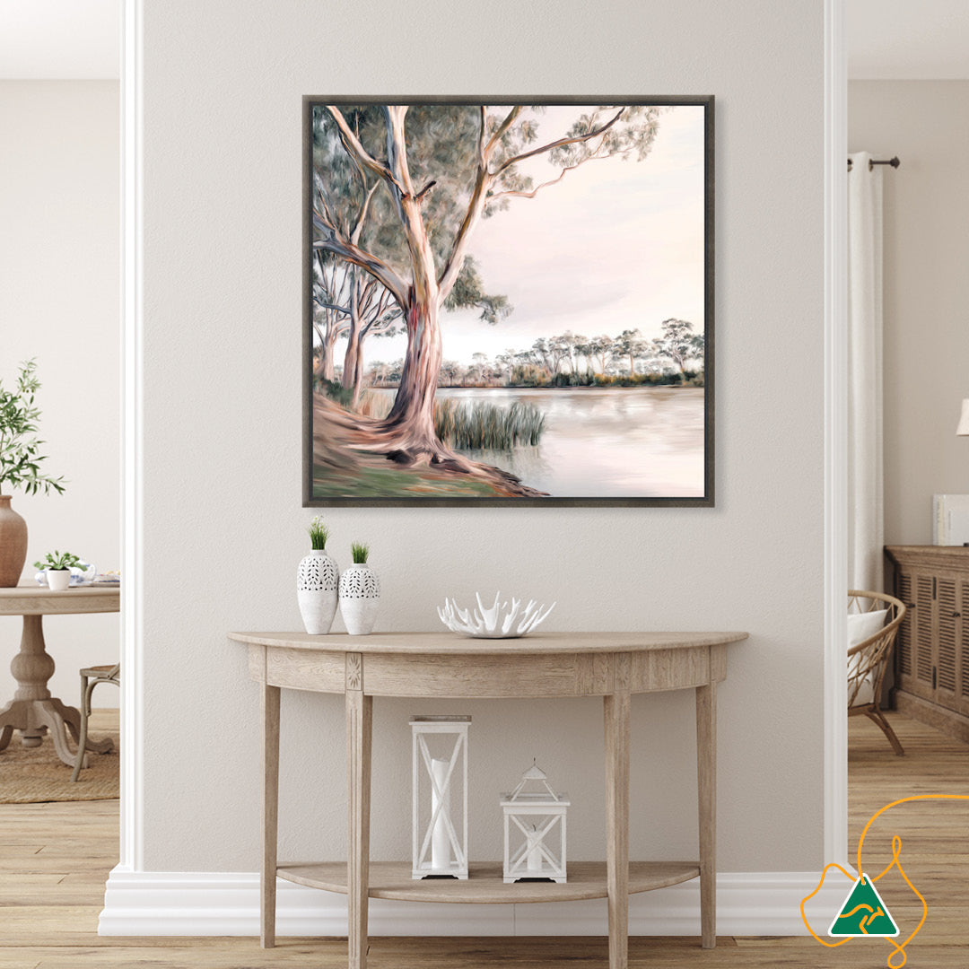 MURRAY RIVER II - Framed Canvas
